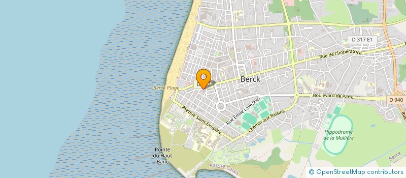 localisation de l'entreprise GCS DE FORMATION EN SANTE à BERCK