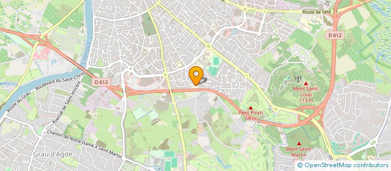 localisation de l'entreprise GCS DU PAYS AGATHOIS  AGDE