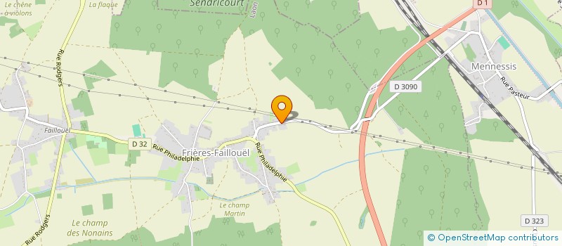 localisation de l'entreprise GCS DYNAMICS  FRIERES-FAILLOUEL