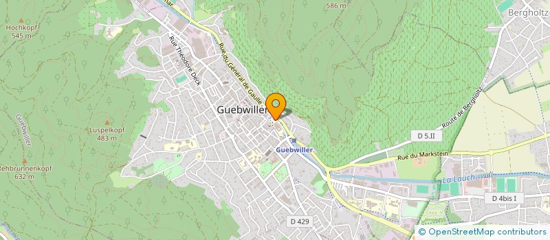 localisation de l'entreprise GCS FLORIVAL-HARTH-VALLEE à GUEBWILLER