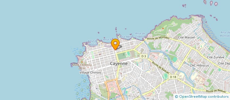 localisation de l'entreprise GCS GUYASIS  CAYENNE