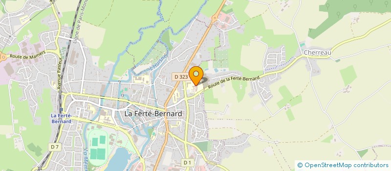 localisation de l'entreprise GCS IMAGERIE PERCHE EMERAUDE  LA FERTE-BERNARD