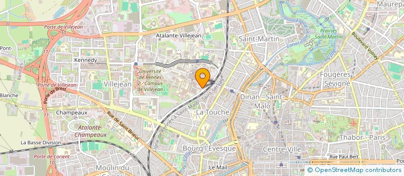 localisation de l'entreprise GCS INSTITUT REGIONAL DE CANCEROLOGIE à RENNES