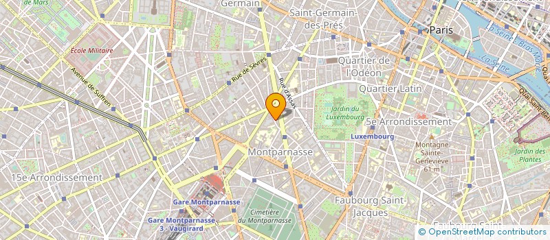 localisation de l'entreprise GCS OUDINOT COGNACQ-JAY à PARIS