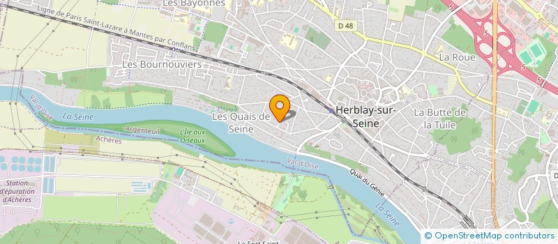 localisation de l'entreprise GCS PATRIMOINE  HERBLAY-SUR-SEINE