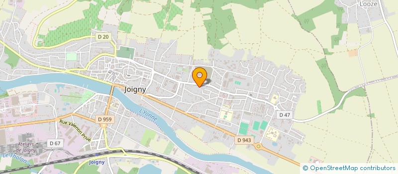 localisation de l'entreprise GCS PHARMACIE CENTRE YONNE  JOIGNY