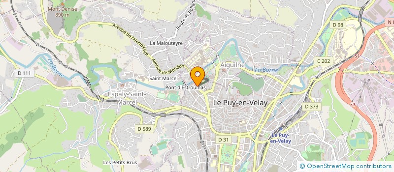 localisation de l'entreprise GCS PHARMACIE HAUTE-LOIRE à LE PUY-EN-VELAY