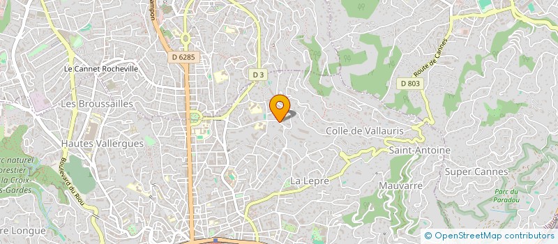 localisation de l'entreprise GCS PHIE AZUR  CANNES