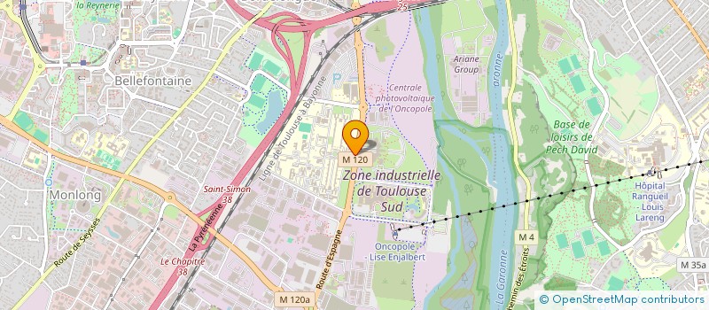 localisation de l'entreprise GCS PSYDOM 31 à TOULOUSE