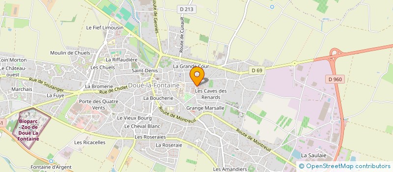 localisation de l'entreprise GCS PUI ANJOU  DOUE-EN-ANJOU