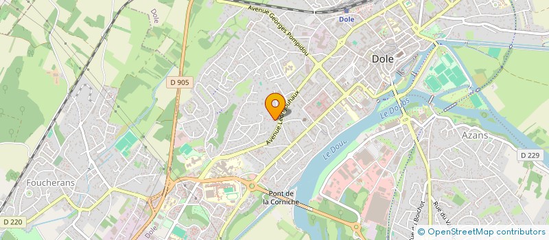 localisation de l'entreprise GCS RESEAU REGIONAL DES URGENCES DE FRANCHE-COMTE à DOLE
