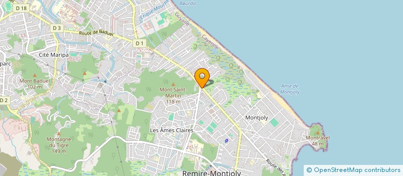 localisation de l'entreprise GCS SARL  REMIRE-MONTJOLY