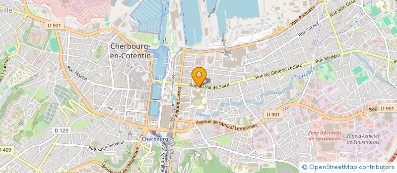 localisation de l'entreprise GCS SOINS DE SUITE ET DE READAPTATION DU NORD COTENTIN à CHERBOURG-EN-COTENTIN