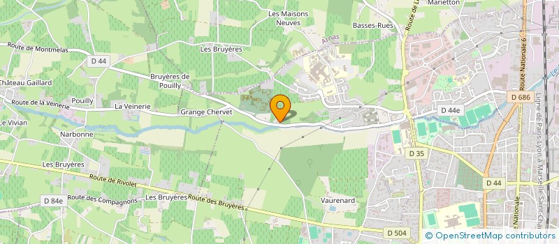 localisation de l'entreprise GCS SOINS DE SUITE ET DE READAPTATION ET LONG SEJOUR DU BEAUJOLAIS à GLEIZE