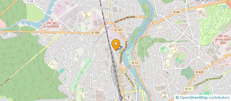 localisation de l'entreprise GCSMS 115-SIAO 88 à EPINAL