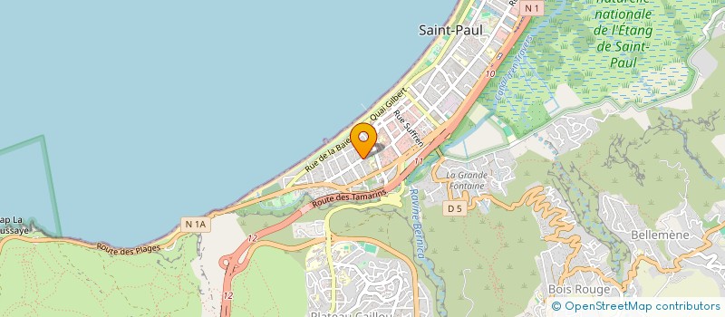 localisation de l'entreprise GCSMS ACT-UN CHEZ SOI D'ABORD LA REUNION  LA POSSESSION