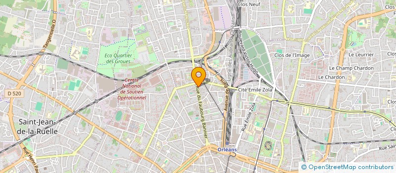localisation de l'entreprise GCSMS ACT UN CHEZ SOI D'ABORD LOIRET  ORLEANS