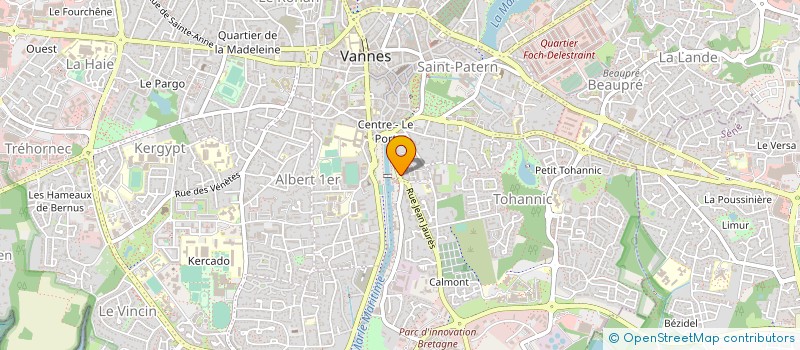 localisation de l'entreprise GCSMS ARMORIK à VANNES