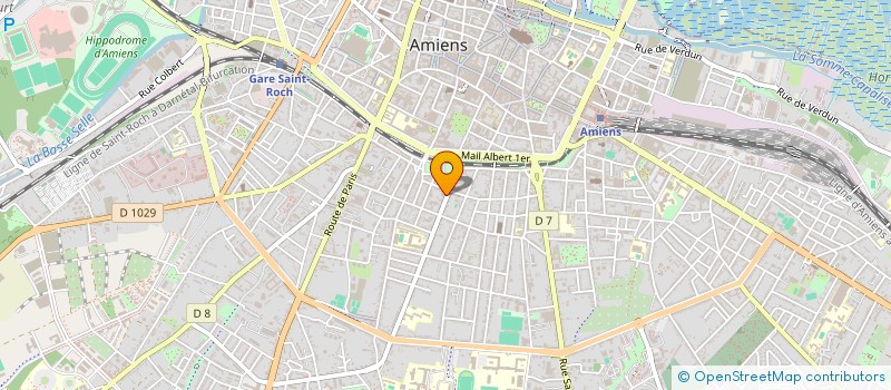 localisation de l'entreprise GCSMS CAARUD SATO MAIL à AMIENS