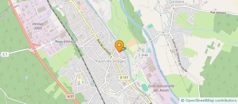 localisation de l'entreprise GCSMS DE THAON-LES-VOSGES   THAON-LES-VOSGES