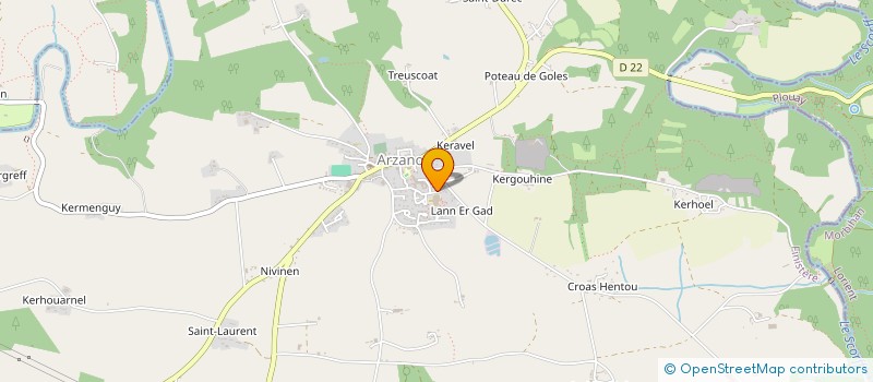 localisation de l'entreprise GCSMS DES RIAS  ARZANO