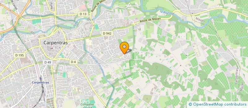 localisation de l'entreprise GCSMS DU COMTAT VENAISSIN à CARPENTRAS