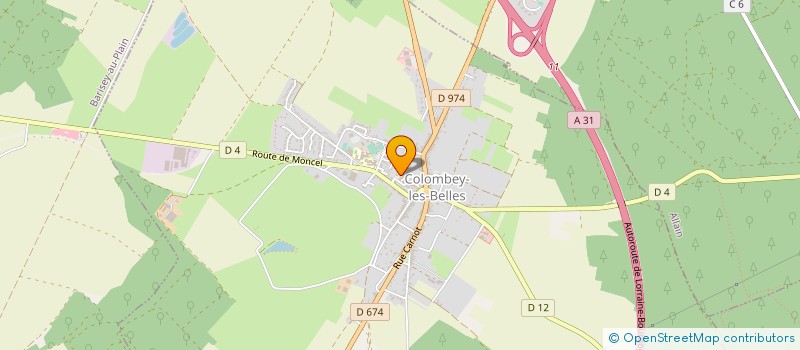 localisation de l'entreprise GCSMS GRANDIR ET VIEILLIR EN PAYS DE COLOMBEY à COLOMBEY-LES-BELLES