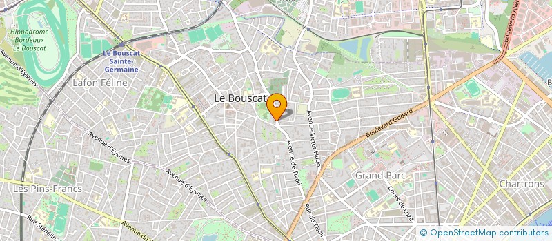 localisation de l'entreprise GCSMS GROUPEMENT DES ETABLISSEMENTS MEDICO SOCIAUX PUBLICS GIRONDINS à LE BOUSCAT
