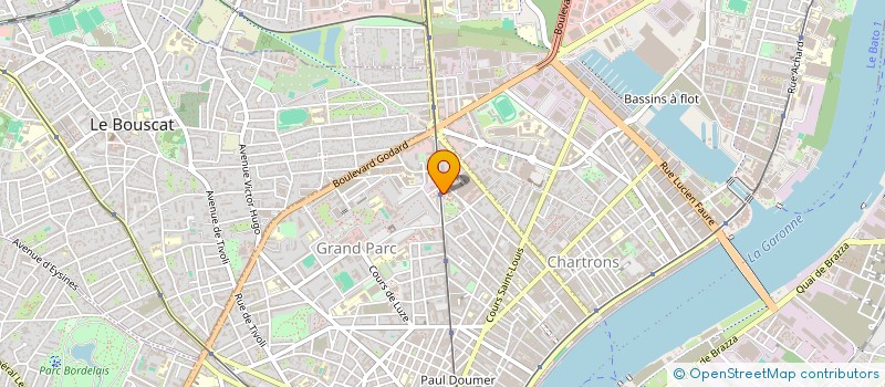 localisation de l'entreprise GCSMS MAISONS D'ACCUEIL ET SERVICES D'ACCOMPAGNEMENT PROTESTANTS SUD OUEST  BORDEAUX