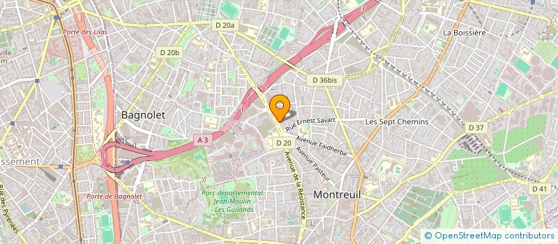 localisation de l'entreprise GCSMS PAD+, UN PAS DE + VERS L'INCLUSION à MONTREUIL