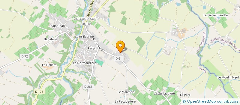 localisation de l'entreprise GCSMS PAYS DE CORCOUE SUR LOGNE  CORCOUE-SUR-LOGNE