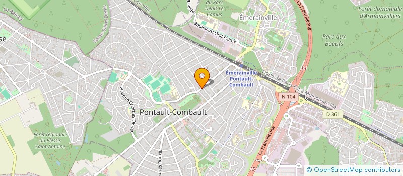 localisation de l'entreprise GCSMS REPER'AGE 77 à PONTAULT-COMBAULT
