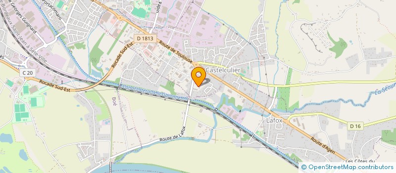 localisation de l'entreprise GCSMS SERVICES AUTONOMIE A DOMICILE 47  CASTELCULIER