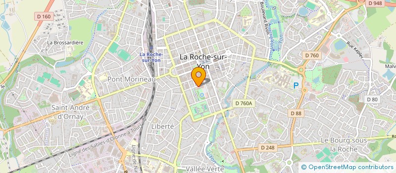 localisation de l'entreprise GCSMS SIAO 85 à ROCHE SUR YON (LA)