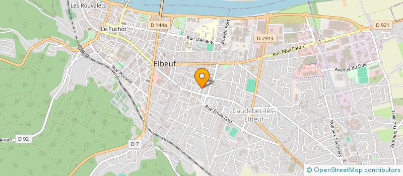 localisation de l'entreprise GCSP IMMO  CAUDEBEC-LES-ELBEUF