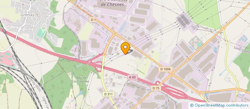 localisation de l'entreprise GCT SOLUTION à SAINT-QUENTIN-FALLAVIER