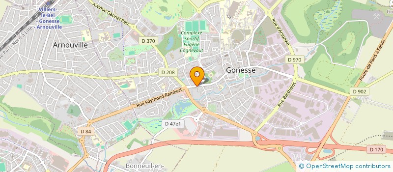 localisation de l'entreprise GCTIE  GONESSE