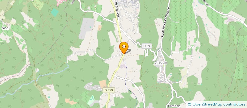 localisation de l'entreprise GCTIES  GASSIN
