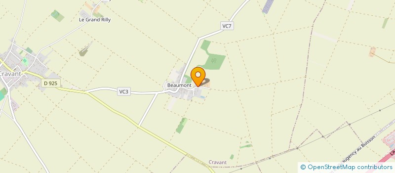 localisation de l'entreprise GCV BEAUCE  CRAVANT