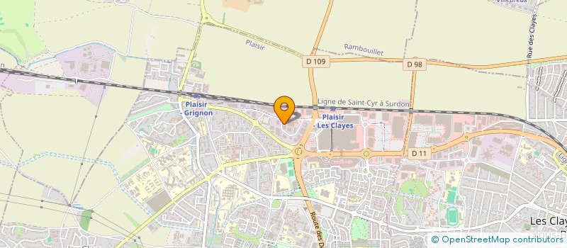 localisation de l'entreprise GCW HOLDING  PLAISIR