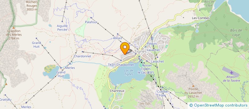 localisation de l'entreprise GCX IMMO  TIGNES