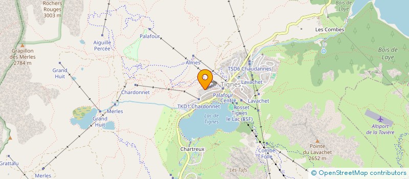 localisation de l'entreprise GCX TIGNES  TIGNES