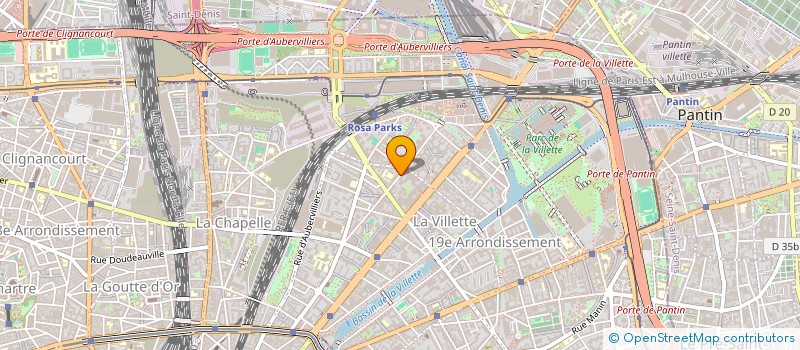 localisation de l'entreprise GD 1  PARIS