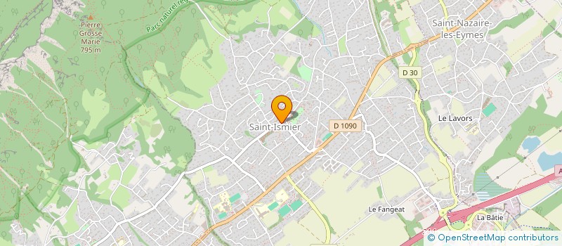 localisation de l'entreprise GD 38  SAINT-ISMIER