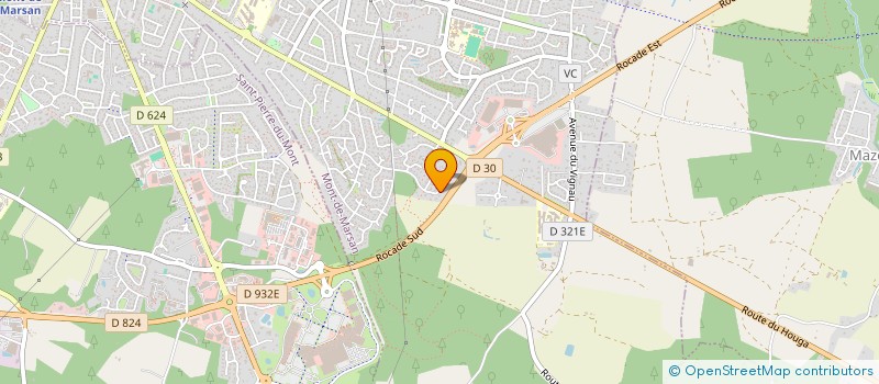 localisation de l'entreprise GD à MONT-DE-MARSAN
