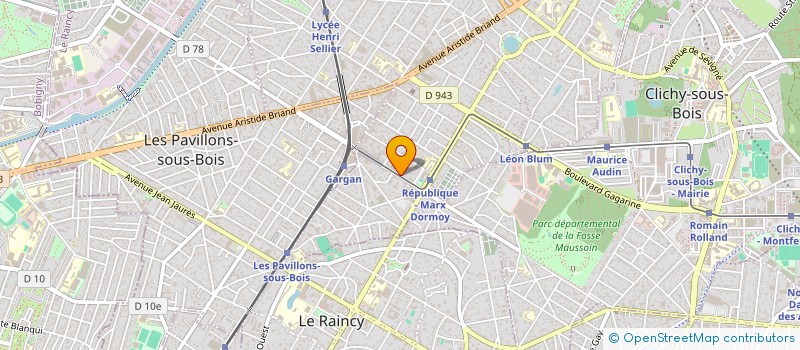 localisation de l'entreprise GD à LIVRY-GARGAN