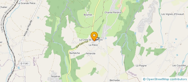 localisation de l'entreprise GD à JOURGNAC