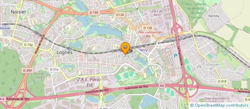 localisation de l'entreprise GD AUTO à LOGNES