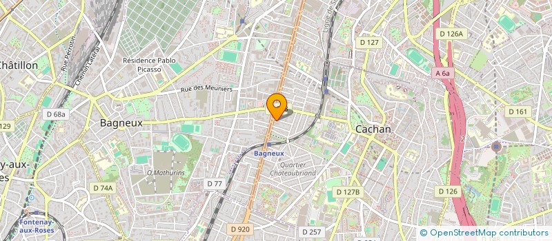 localisation de l'entreprise GD AUTO  CACHAN