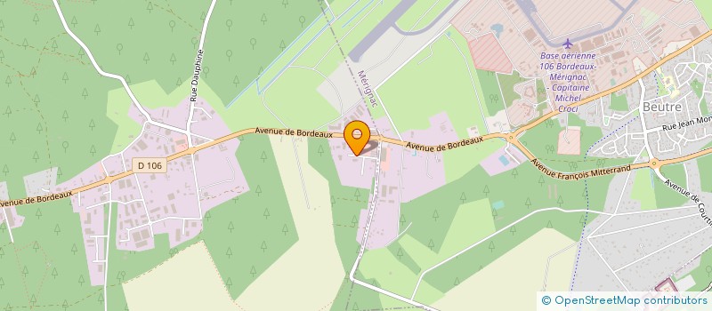 localisation de l'entreprise GD AUTOMOTIVE  SAINT-AUBIN-DE-MEDOC